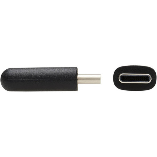 Tripp Lite U040-02M-C-RA USB-C to USB-C Cable MM Black 2 m 66 ft - 66 ft Thunderbolt 3 Data Transfer Cable for Smartphone - U040-02M-C-RA