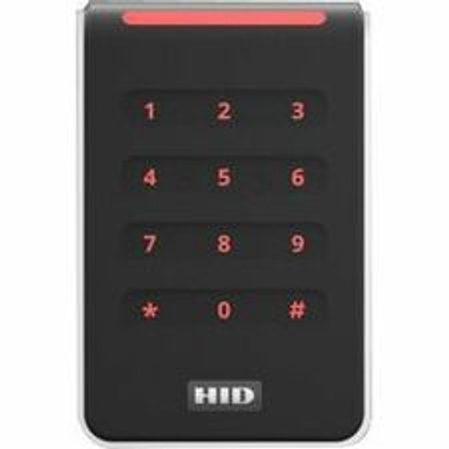 HID Signo Keypad Reader 40K - Silver, Black - Proximity - Bluetooth - Wiegand - Wall Mountable (Fleet Network)