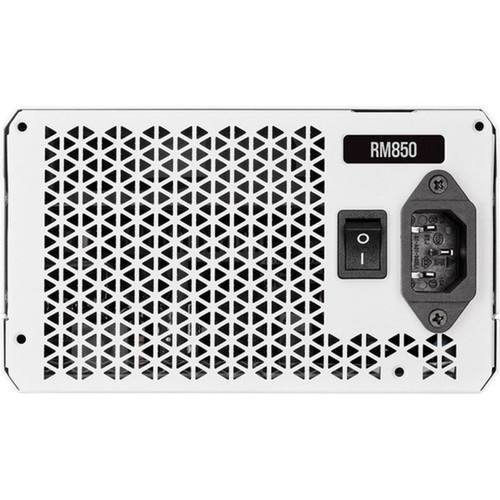 Corsair RM White Series RM850 - 850 Watt 80 PLUS Gold Fully Modular ATX PSU - Internal - 120 V AC 230 V AC Input - 33 V DC  20 A 5 CP-9020232-NA