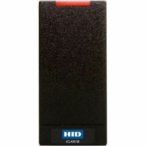 HID iCLASS SE R10 Mini-Mullion Contactless Smartcard Reader - Contactless - Cable - Wiegand - Mullion Mount - Black (Fleet Network)