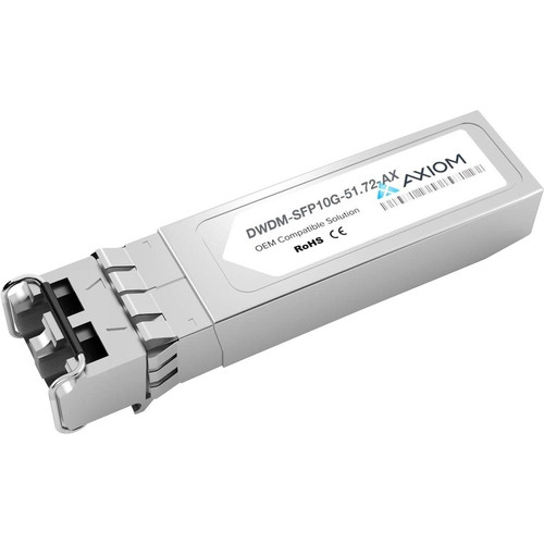 Axiom 10GBASE-DWDM SFP+ Transceiver for Cisco - DWDM-SFP10G-51.72 - For Optical Network, Data Networking - 1 x 10GBase-DWDM Network - (Fleet Network)