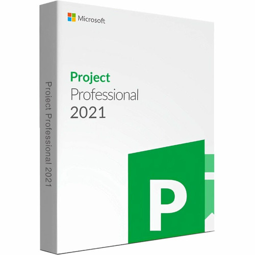 Microsoft Project 2021 Professional - Box Pack - 1 PC - Medialess - Project Management - English - PC - Windows Supported (Fleet Network)