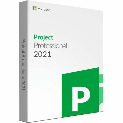 Microsoft Project 2021 Professional - Box Pack - 1 PC - Medialess - Project Management - English - PC - Windows Supported H30-05950