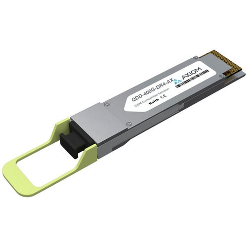 Axiom 400GBASE-DR4 QSFP-DD Transceiver for Juniper - QDD-400G-DR4 - For Optical Network Data Networking - 1 x 400GBase-DR4 Network - QDD-400G-DR4-AX