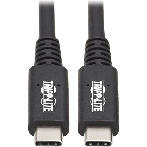 Tripp Lite USB4 40Gbps Cable (M/M)-USB-C, 8K 60 Hz, 100W PD Charging, Black, 31 in.(0.8 m) - 2.6 ft Thunderbolt 3 Data Transfer Cable (Fleet Network)