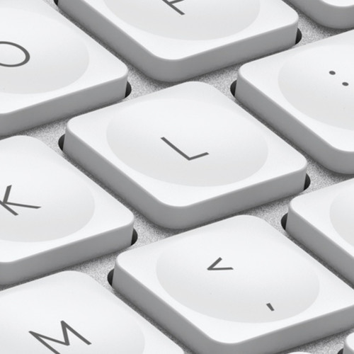 Logitech MX Keys Mini Pale Grey - Wireless Connectivity - Bluetooth - 3281 ft 10000 mm Emoji Dictation Mute Hot Keys - - PC 920-010473