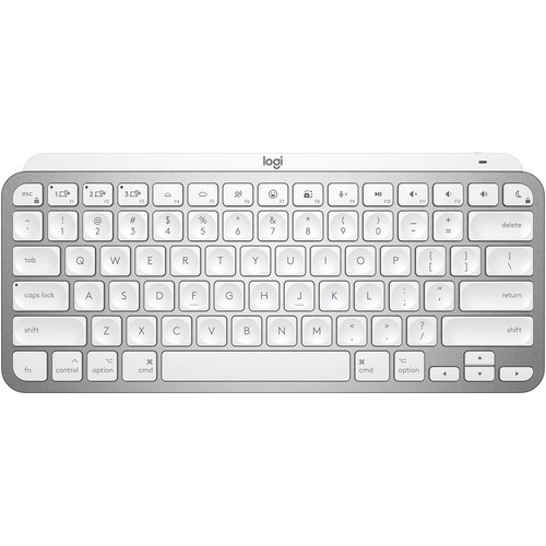 Logitech MX Keys Mini for MAC - Wireless Connectivity - Bluetooth - 32.81 ft (10000 mm) Dictation, Emoji, Microphone Mute Hot Key(s) - (Fleet Network)