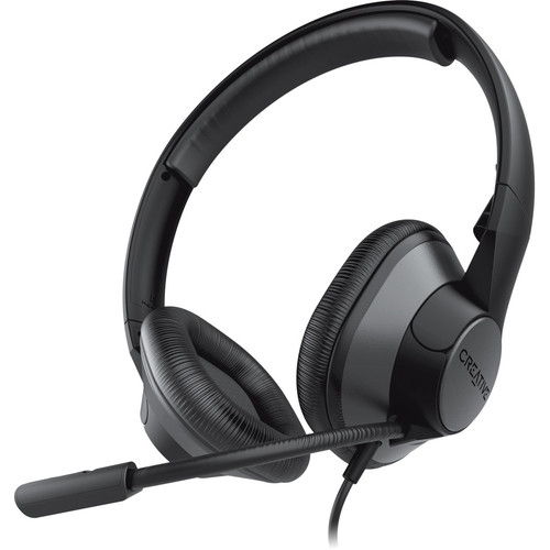 Creative HS-720 V2 Headset - Stereo - USB Type A - Wired - 20 Hz - 20 kHz - On-ear - Binaural - Ear-cup - 6.6 ft Cable - Noise - Black (Fleet Network)