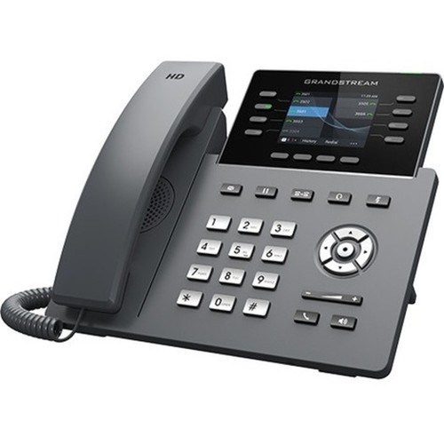 Grandstream GRP2624 IP Phone - Corded - Corded - Wi-Fi Bluetooth - Wall Mountable Desktop - 8 x Total Line - VoIP - IEEE - 2 x - PoE GRP2624
