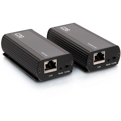 C2G 1-Port USB C Extender Transmitter to Receiver Kit - USB 3.2 Gen 1 - 1 x Network (RJ-45) - 1 x USB - 33 ft (10058.40 mm) Extended - (Fleet Network)