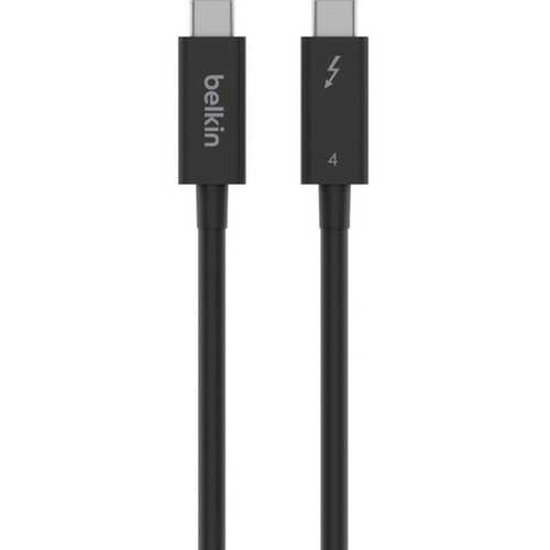 Belkin Thunderbolt 4 Cable 2M Active - 66 ft Thunderbolt 4 Data Transfer Cable for Smartphone Tablet Hard Drive Notebook - End INZ002bt2MBK