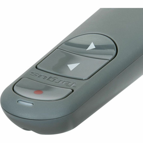 Targus Control Plus Dual Mode Antimicrobial Presenter with Laser - Laser - Wireless - Bluetooth - 240 GHz - Gray - USB AMP06704AMGL