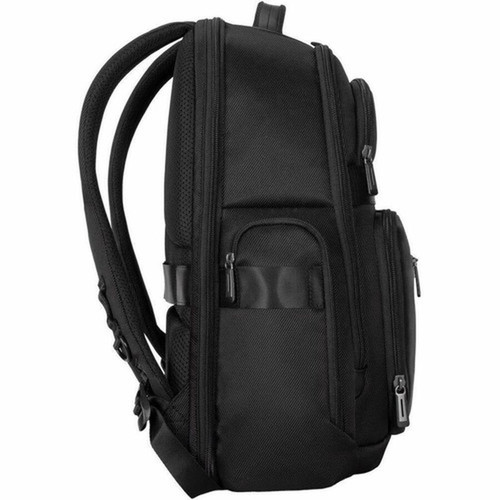 Targus Mobile Elite TBB617GL Carrying Case Backpack for 15 to 16 Notebook - Black - TAA Compliant - Water Resistant Bottom Drop - TBB617GL