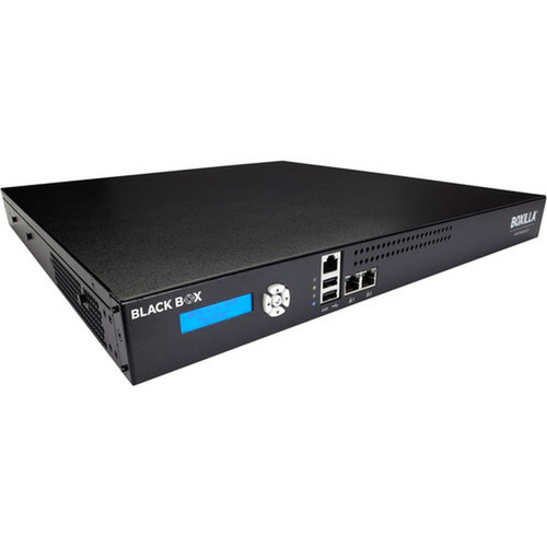 Black Box Boxilla KVM Manager with 125-Device License - 50 Hz 60 Hz - 3 x Network RJ-45 - 2 x USB - USB 20 - Rack-mountable - 1U - BXAMGR-R2-125