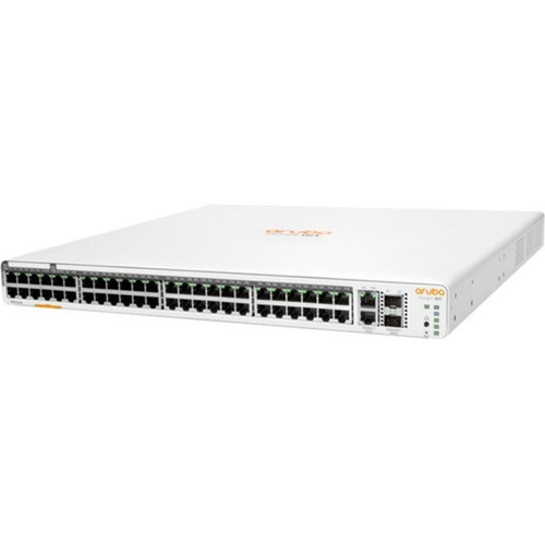 Aruba Instant On 1960 48G 40p Class4 8p Class6 PoE 2XGT 2SFP 600W Switch - 48 Ports - Manageable - 10 Gigabit Ethernet Gigabit - - 2 JL809AABA