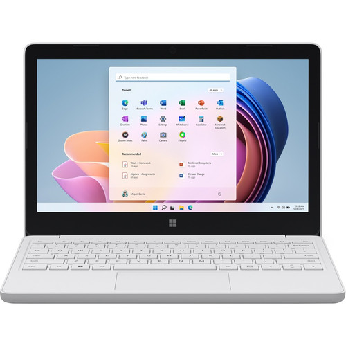 Microsoft Surface Laptop SE 11.6" Netbook - HD - 1366 x 768 - Intel Celeron N4120 Quad-core (4 Core) 1.10 GHz - 8 GB Total RAM - 128 - (Fleet Network)