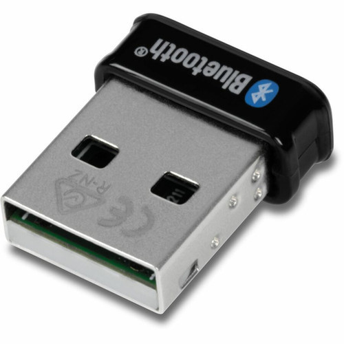 TRENDnet TBW-110UB Bluetooth 50 Single Band Bluetooth Adapter for ComputerKeyboardHeadset - USB 20 - 248 GHz ISM - External TBW-110UB