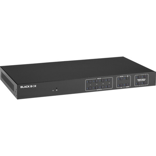 Black Box Video Matrix Switcher - HDMI 20 - 4K - Twisted Pair - 4 x 4 - Display - 4 x HDMI Out AVS-HDMI2-4X4-R2