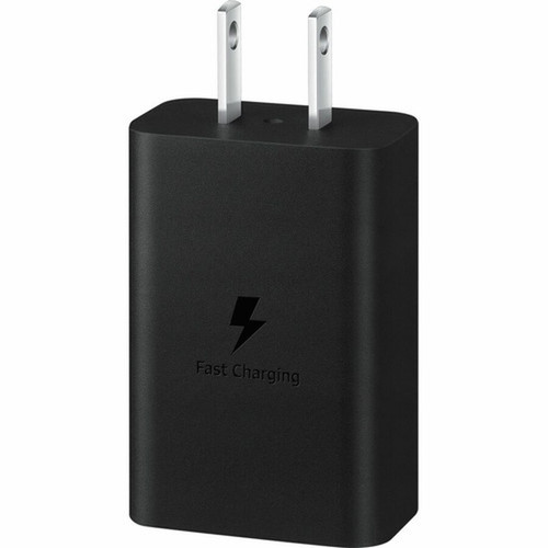 Samsung 15W Power Adapter with Cable C-to-C - 15 W - 120 V AC 230 V AC Input - 5 V DC2 A 9 V DC Output - Black EP-T1510XBEGCA