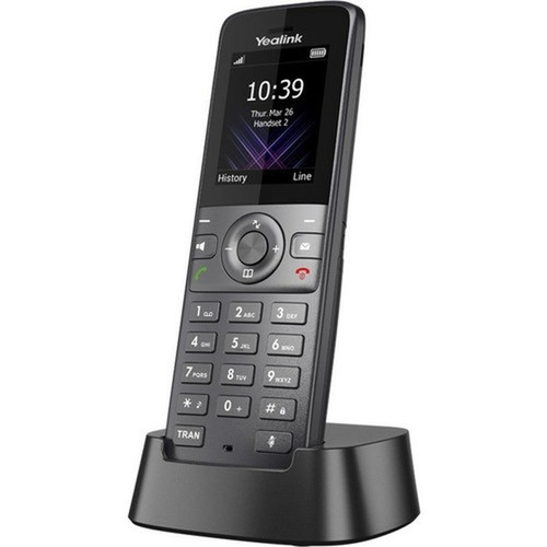 Yealink W73H Handset - Cordless - DECT - 100 Phone BookDirectory Memory - 18 Screen Size - Headset Port - 1 Day Battery Talk Time 1302021