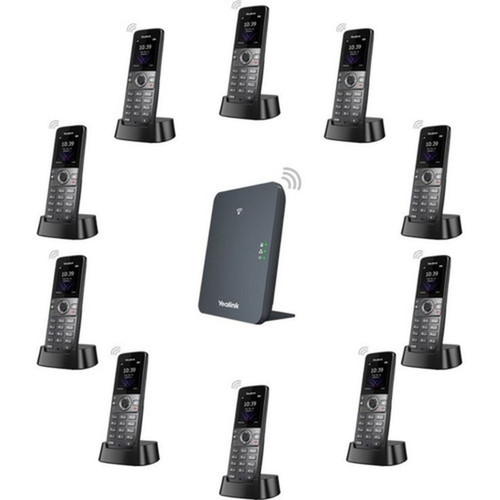 Yealink W73H Handset - Cordless - DECT - 100 Phone BookDirectory Memory - 18 Screen Size - Headset Port - 1 Day Battery Talk Time 1302021