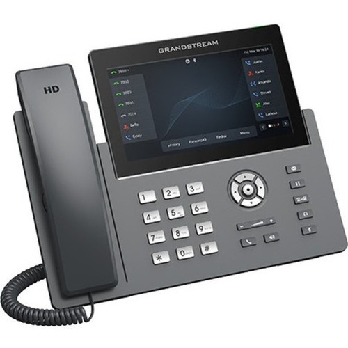 Grandstream GRP2670 IP Phone - Corded - Corded - Bluetooth Wi-Fi - Wall Mountable Desktop - 12 x Total Line - VoIP - IEEE - 2 x - GRP2670