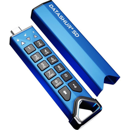 iStorage datAshur SD  Encrypted USB flash drive with removable iStorage microSD Cards Sold separately  password protected  secure IS-FL-DSD-256-SP