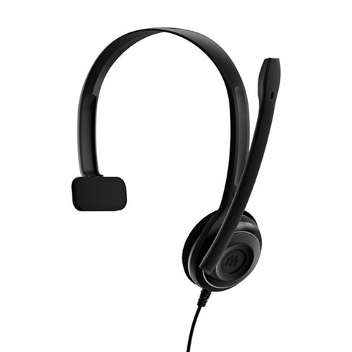 EPOS PC 7 USB Headset - Mono - USB - Wired - 32 Ohm - 42 Hz - 17 kHz - On-ear - Monaural - Supra-aural - 66 ft Cable - Noise - Black 1000431