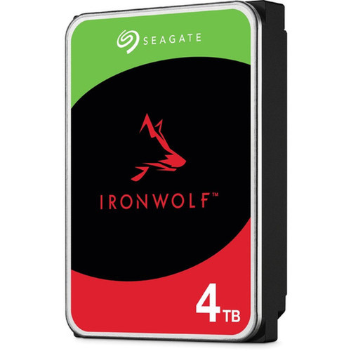 Seagate IronWolf ST4000VN006 4 TB Hard Drive - 35 Internal - SATA SATA600 - Conventional Magnetic Recording CMR Method - PC - ST4000VN006