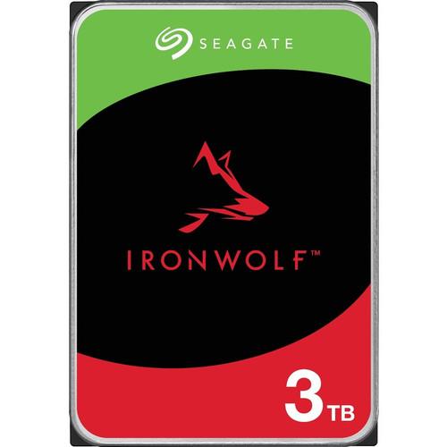 Seagate IronWolf ST3000VN006 3 TB Hard Drive - 3.5" Internal - SATA (SATA/600) - Conventional Magnetic Recording (CMR) Method - PC, - (Fleet Network)