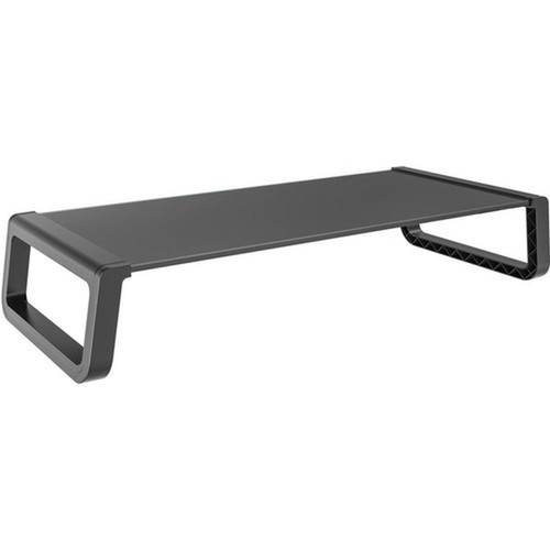 Amer Mounts Desk Monitor Riser Stand - 499 kg Load Capacity - 380 9652 mm Height x 880 22352 mm Width - Desk - Glass - AMRPHONEBOOK