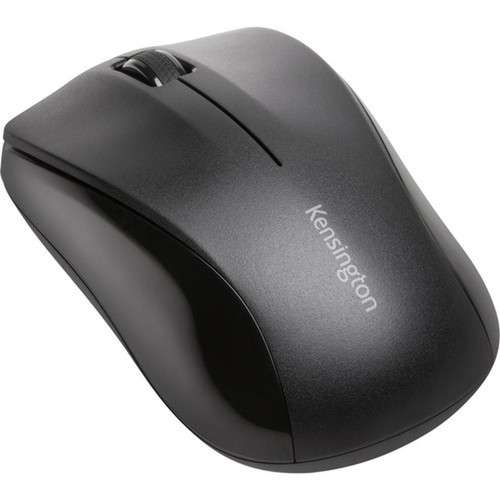 Kensington Mouse - Optical - Wireless - Radio Frequency - 240 GHz - Black - USB - 1000 dpi - Scroll Wheel - 3 Buttons - Symmetrical K72392WWA