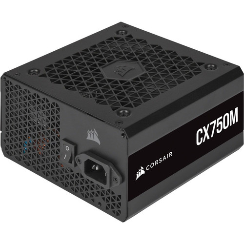 Corsair CX-M Series CX750M - 750 Watt 80 PLUS Bronze Semi Modular ATX PSU - Internal, ATX - 120 V AC, 230 V AC Input - 5 V DC @ 20 A, (Fleet Network)