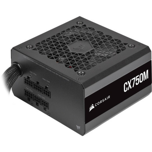 Corsair CX-M Series CX750M - 750 Watt 80 PLUS Bronze Semi Modular ATX PSU - Internal ATX - 120 V AC 230 V AC Input - 5 V DC  20 A CP-9020222-NA
