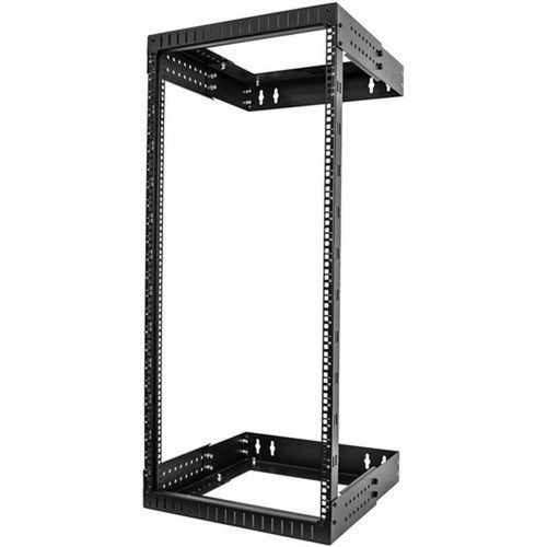 StarTechcom 2-Post 24U Heavy-Duty Wall Mount Network Rack 19 Open Frame Server Rack with Adjustable Depth Data Rack for IT - 24U - RACK-24U-20-WALL-OA