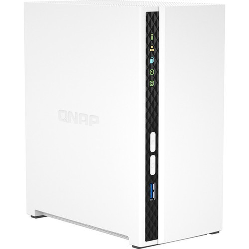 QNAP TS-233 SANNAS Storage System - ARM Cortex A15 2 GHz - 2 x HDD Supported - 0 x HDD Installed - 2 x SSD Supported - 0 x SSD - 2 GB TS-233-US