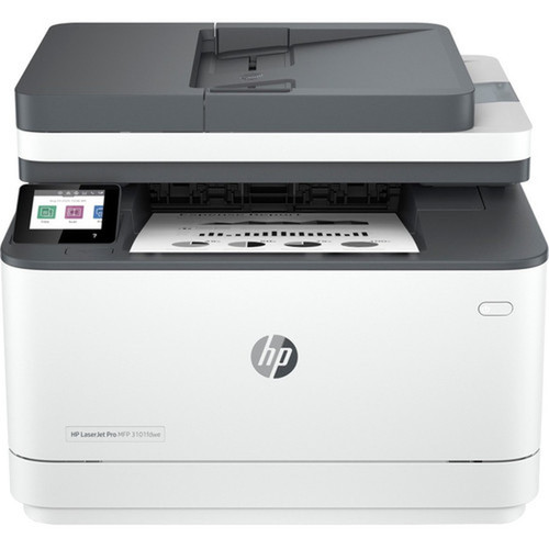 HP LaserJet Pro 3101fdw Wireless Laser Multifunction Printer - Monochrome - CopierFaxPrinterScanner - 35 ppm Mono Print - 1200 x - 3G628FBGJ