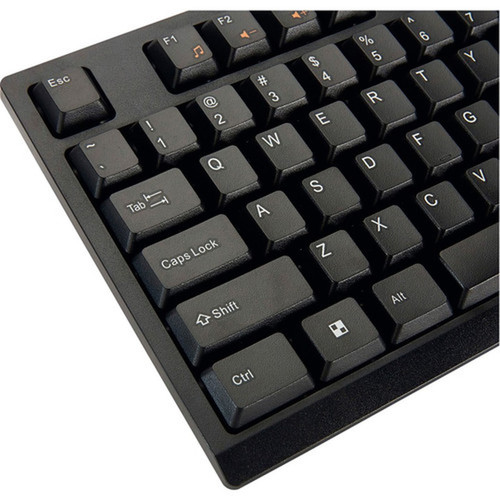 Verbatim Wired Keyboard - Cable Connectivity - USB Interface Multimedia Hot Keys - Linux ChromeOS Mac OS Windows Mac PC 70735