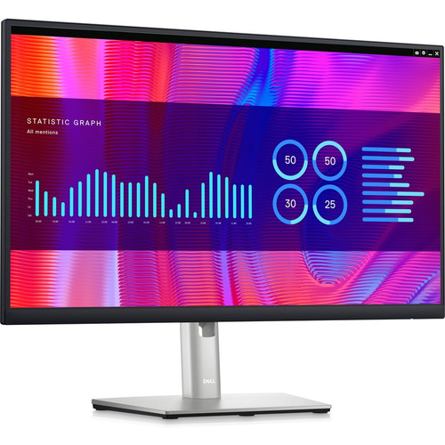 Dell P2423DE 23.8" QHD LCD Monitor - 16:9 - Black, Silver - 24.00" (609.60 mm) Class - In-plane Switching (IPS) Black Technology - - x (Fleet Network)