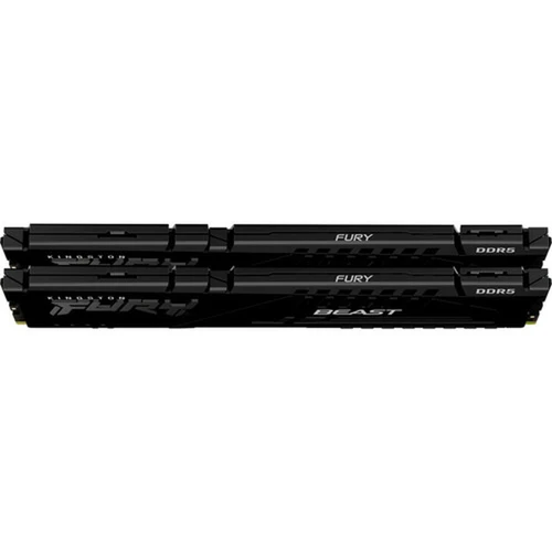 Kingston FURY Beast 64GB 2 x 32GB DDR5 SDRAM Memory Kit - For Motherboard - 64 GB 2 x 32GB - DDR5-5600PC5-44800 DDR5 SDRAM - 5600 KF556C40BBK2-64