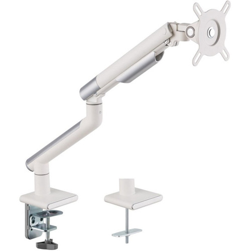 Amer HYDRA1A Mounting Arm for Monitor, Curved Screen Display, Display Screen - Textured White, Space Gray - 1 Display(s) Supported - - (Fleet Network)