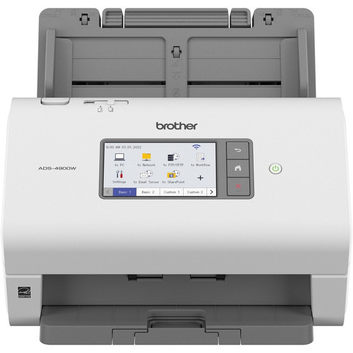 Brother ADS-4900W Sheetfed Scanner - 600 x 600 dpi Optical - 48-bit Color - 60 ppm (Mono) - 60 ppm (Color) - Duplex Scanning - USB (Fleet Network)