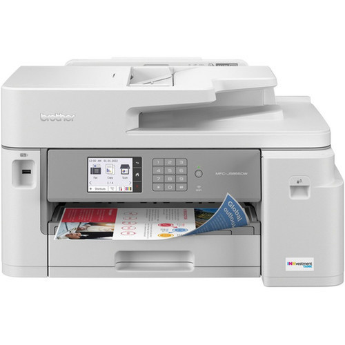 MFC-J5855DW INKvestment Tank All-in-One Multifunction Colour Inkjet Printer - CopierFaxPrinterScanner - 30 ppm Mono16 ppm Color - MFCJ5855DW