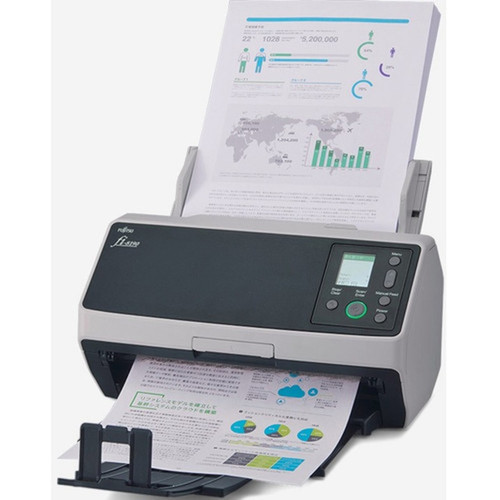 Fujitsu fi-8190 Large Format ADFManual Feed Scanner - 600 dpi Optical - 24-bit Color - 8-bit Grayscale - 90 ppm Mono - 90 ppm - - PA03810-B005
