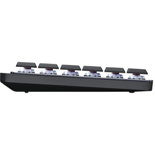 Logitech MX Mechanical Mini Minimalist Wireless Illuminated Keyboard Linear Graphite - Wireless Connectivity - BluetoothRF - ft - 920-010551