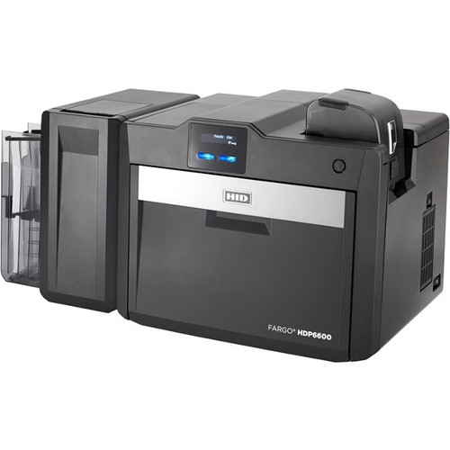 Fargo HDP6600 Double Sided Desktop Dye Sublimation/Thermal Transfer Printer - Color - Card Print - Ethernet - USB - OLED Display - 600 (Fleet Network)