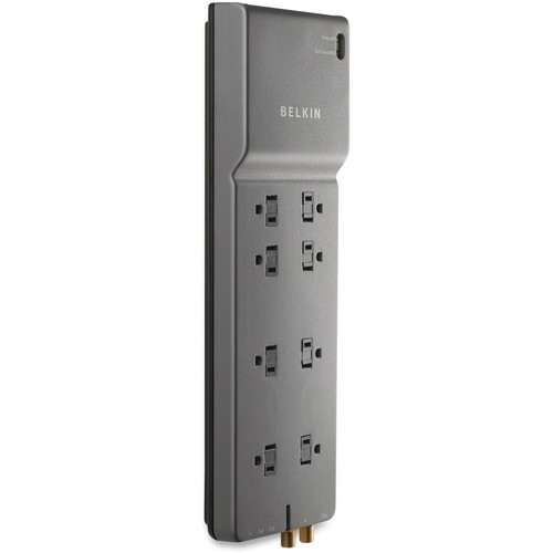 Belkin Home/Office BE108230-12 8-Outlets Surge Suppressor - 8 Receptacle(s) - 3550 J (Fleet Network)