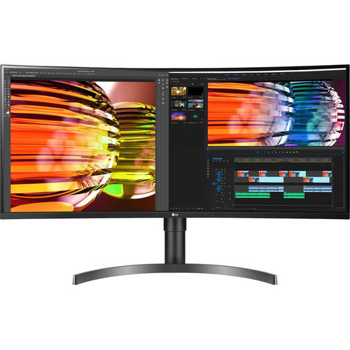 LG Ultrawide 35BN75CN-B 35" UW-QHD Curved Screen Gaming LCD Monitor - 21:9 - Textured Black, Black Hairline - 35" (889 mm) Class - - - (Fleet Network)