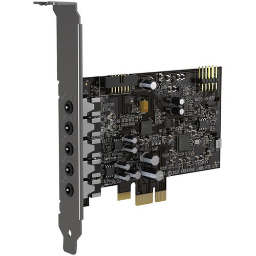 Sound Blaster Audigy Fx V2 Sound Card with Full Height IO Bracket - 51 Sound Channels - Internal - PCI Express x1 - 3 Byte 96 kHz 70SB187000000