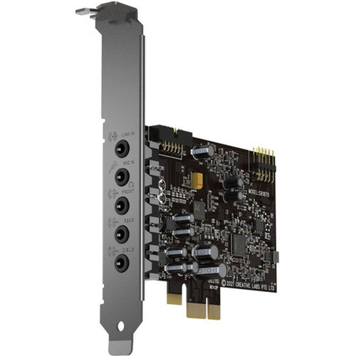 Sound Blaster Audigy Fx V2 Sound Card with Full Height IO Bracket - 51 Sound Channels - Internal - PCI Express x1 - 3 Byte 96 kHz 70SB187000000